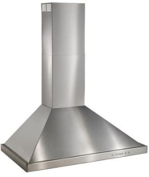 Best WTT32I330SB - 30" Brushed Stainless Steel Wall Mount Chimney Hood with Internal 300 CFM Blower