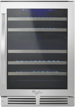 Whirlpool WUW55X24DS 24 Inch Under Counter Wine Center with 46