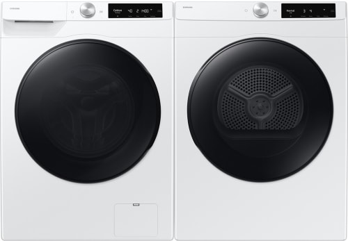 Samsung SAWADRE60BVBE - Front Load Washer and Electric Dryer Set in White