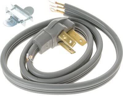 GE Parts WX09X10006 - 4' 40AMP 3 WIRE RANGE CORD