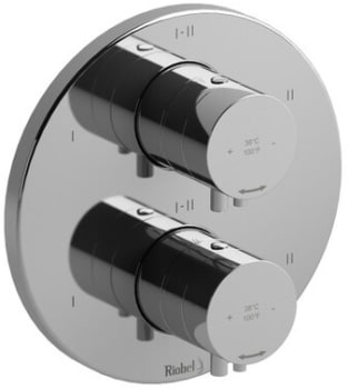 Rohl RIU™ TRUTM46C - Riu™ Dual Lever Handle Thermostatic & Pressure Balance Trim with 6 Functions (Shared) in Chrome