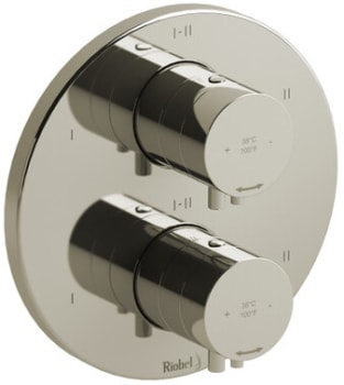Rohl RIU™ TRUTM46PN - Riu™ Dual Lever Handle Thermostatic & Pressure Balance Trim with 6 Functions (Shared) in Polished Nickel