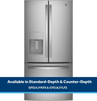 GE GYE18JYLFS - Counter-Depth French-Door Refrigerator