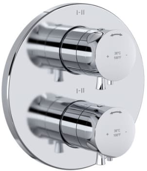 Rohl Edge™ TEDTM46C - Edge™ 3/4" Therm & Pressure Balance Trim With 6 Functions in Chrome