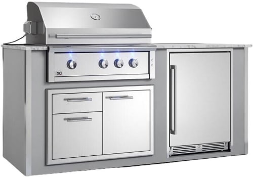XO XOGOK36V2GR - Pro-Grade Designer Pre-Assembled Island