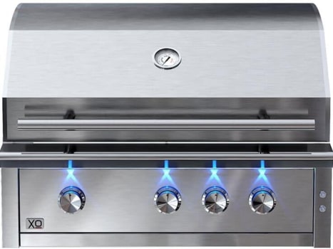 XO XOGRILL32XLTN - 36 Inch Built-In Gas Grill with 3 Burners in Front View