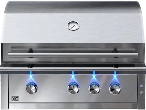 XO XOGRILL32XLTL - 36 Inch Built-In Gas Grill with 3 Burners in Front View