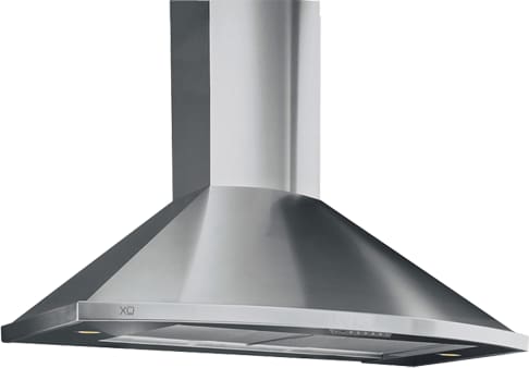 Xo Xos36smua Wall Mount Chimney Range Hood With 395 Cfm Internal Blower 3 Speed Control Halogen Lights Make Up Air Compliant And Optional Recirculating 36 Inch Width