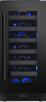 XO XOU15WGBSR - 15 Inch Undercounter Single Zone Wine Cooler with 34 Bottle Capacity in Front View