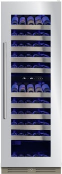 XO XOU2470WDZGS - 24 Inch Tall Dual Zone Wine Column Refrigerator