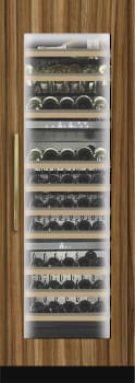 XO XOU2470WTZGO - 24 Inch Built-In Triple Zone Wine Cooler with 70 Bottle Capacity in Front View