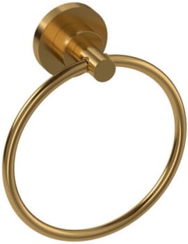 Rohl ST7BG - Star Towel Ring in Brushed Gold