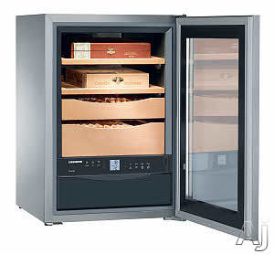 Liebherr XS200 17 Inch Compact Cigar Humidor with 2 Spanish Cedar