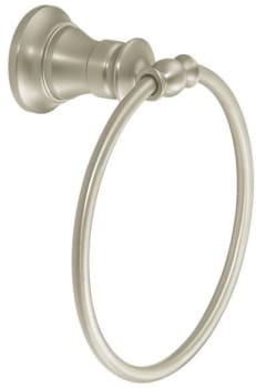 Moen towel 2025 ring brushed nickel