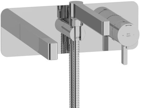 Rohl Paradox™ TPX21C - Paradox™ Wall Mount Tub Filler Trim with Hand Shower in Chrome