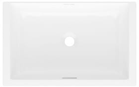 Rohl Kaali UBKAL56IO - 14 Inch Rectangular Undermount Bathroom Sink with Drain Hole Center