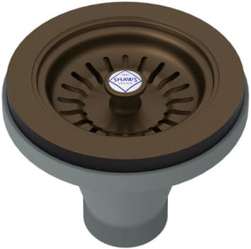Rohl SW734EB - 1 1/2 Inch Basket Strainer without Remote Pop-Up in English Bronze