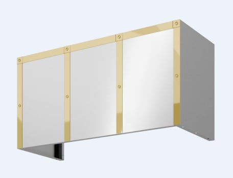 Zephyr Designer Forte BKDC13618APG - 18 Inch Duct Cover Banding Kit: Polished Gold
