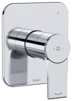 Rohl Fresk™ TFR47C - Fresk™ 1/2 Inch Single Lever Handle Thermostatic and Pressure Balance Trim with 3 Functions in Chrome