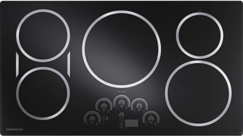 Monogram ZHU36RDPBB - 36" Induction Cooktop with 5 Cooking Zones