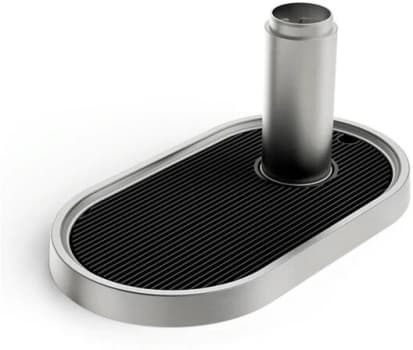 Zip 01043506 - Drip Tray, Raised Classic/Wave Font, in Gunmetal