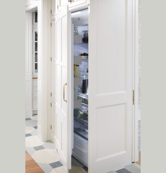 Monogram ZIR361NBRII 36 Inch Panel Ready Smart Refrigerator Column with ...