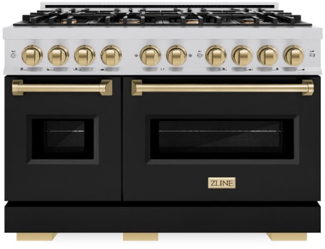 ZLINE Classic Series CDRZBLM48CB - 48 Inch Freestanding Dual Fuel Range