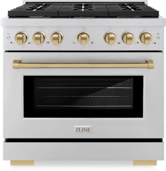 ZLINE Paramount SGRZ36CB - 36 Inch Freestanding Gas Range