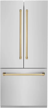 ZLINE RBIVZ30436G - 36 Inch Built-In French Door Refrigerator with 19.6 cu. ft. Capacity