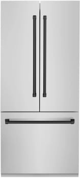 ZLINE RBIVZ30436MB - 36 Inch Built-In French Door Refrigerator with 19.6 cu. ft. Capacity