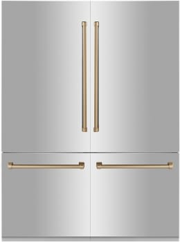ZLINE RBIVZ30460CB - 60 Inch Built-In French Door Refrigerator