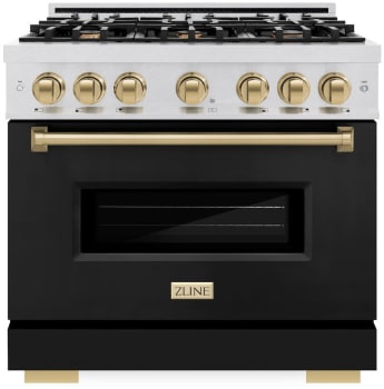 ZLINE Classic Series CDRSZBLM36CB - 36 Inch Freestanding Dual Fuel Range
