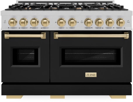 ZLINE Classic Series CDRSZBLM48CB - 48 Inch Freestanding Dual Fuel Range