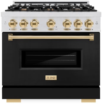 ZLINE Classic Series CDRSZBLM36G - 36 Inch Freestanding Dual Fuel Range