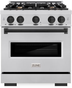 ZLINE Classic Series CDRZ30MB - 30 Inch Freestanding Dual Fuel Range
