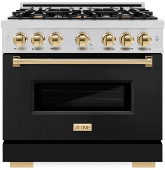 ZLINE Classic Series CDRZBLM36G - 36 Inch Freestanding Dual Fuel Range
