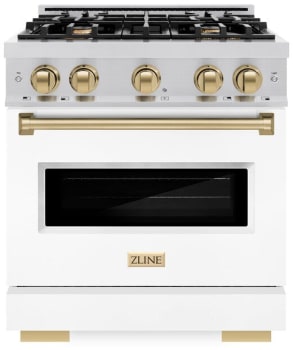 ZLINE Classic Series CDRZWM30CB - 30 Inch Freestanding Dual Fuel Range
