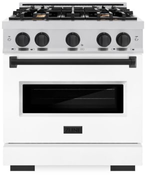 ZLINE Classic Series CDRZWM30MB - 30 Inch Freestanding Dual Fuel Range