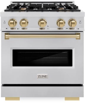 ZLINE Classic Series CDRZ30CB - 30 Inch Freestanding Dual Fuel Range