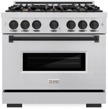 ZLINE Classic Series CDRZ36MB - 36 Inch Freestanding Dual Fuel Range