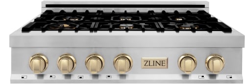 ZLINE Autograph Edition RTZ36G - ZLINE Autograph Edition 36 Inch Gas Rangetop