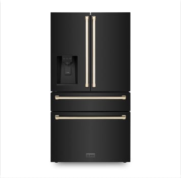 ZLINE Autograph Edition RFMZW36BSG - 36 Inch Counter-Depth 4-Door French Door Refrigerator