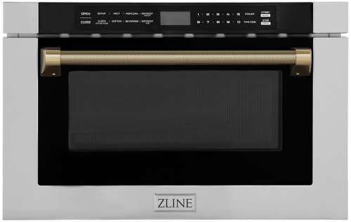 ZLINE Autograph Edition MWDZ1HKCB - 1.2 cu. ft. Built-in Microwave Drawer