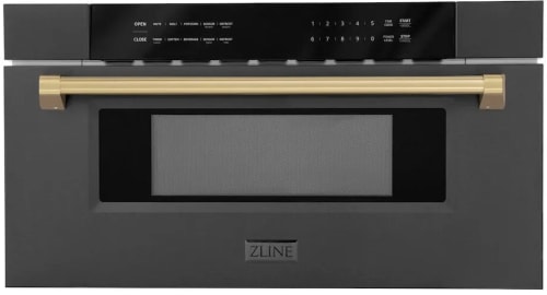 ZLINE Autograph Edition MWDZ30BSCB - 1.2 cu. ft. Built-In Microwave Drawer