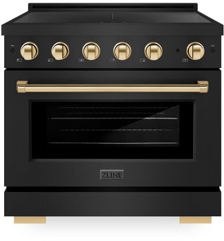 ZLINE Autograph Edition SINRBZ36G - 36 Inch Freestanding Paramount Induction Range