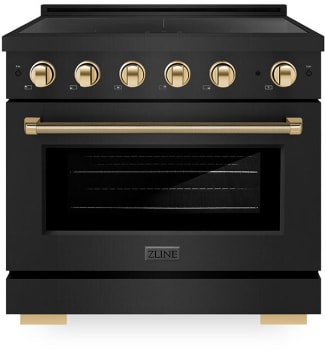 ZLINE Autograph Edition SINRBZ36KG - 36 Inch Freestanding Paramount Induction Range