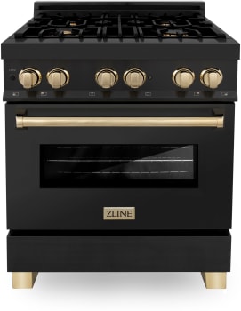 ZLINE Autograph Edition RABZ30G - 30 Inch Autograph Edition Dual Fuel Range with 4 Italian Burners