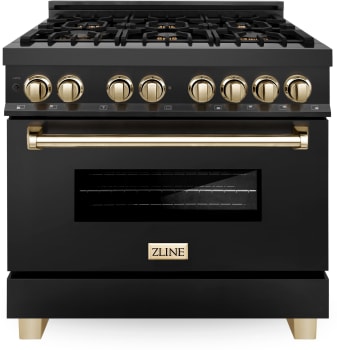 ZLINE Autograph Edition RABZ36G - 36 Inch Autograph Edition Dual Fuel Range with 6 Italian Burners