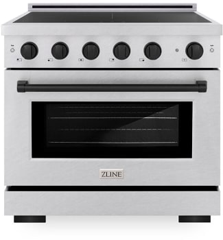 ZLINE Autograph Edition SINRSZ36MB - 36 Inch Freestanding Paramount Induction Range