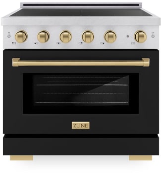 ZLINE Autograph Edition SINRSZBLM36CB - 36 Inch Freestanding Paramount Induction Range